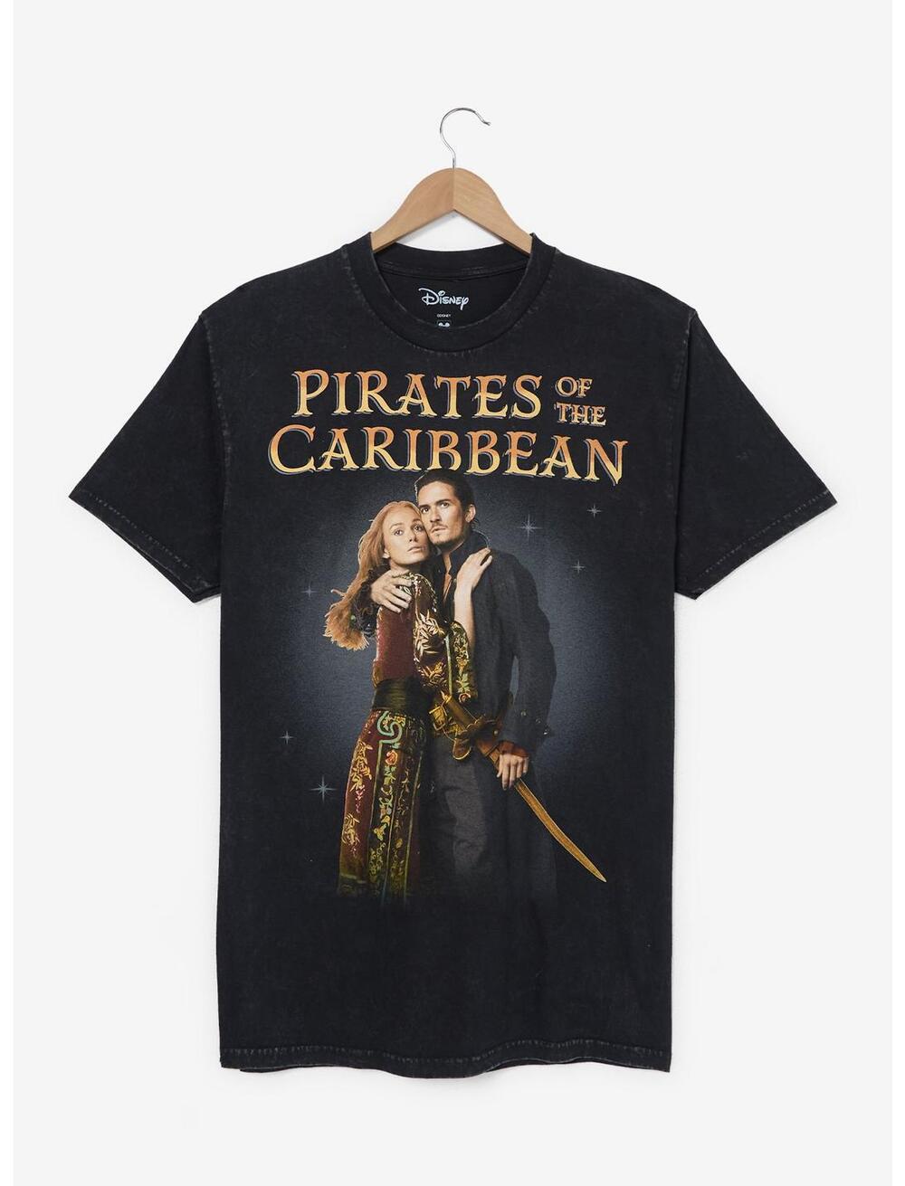 NWT BoxLunch Pirates of the Caribbean Will & Elizabeth Women's T-Shirt size XS